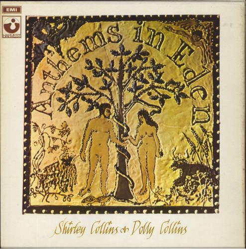 Shirley & Dolly Collins Anthems In Eden - 1st - VG vinyl LP album (LP record) UK V2MLPAN821368
