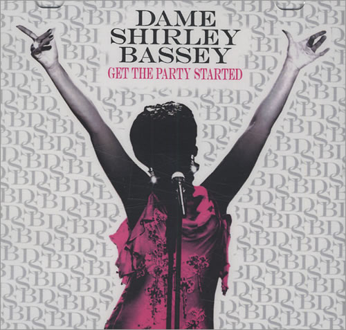 Shirley Bassey Get The Party Started CD-R acetate US SHBCRGE430265