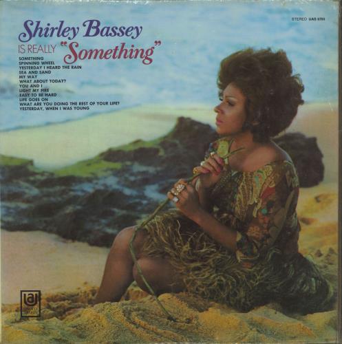 Shirley Bassey Is Really "Something" vinyl LP album (LP record) US SHBLPIS788606