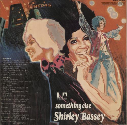 Shirley Bassey Something Else vinyl LP album (LP record) UK SHBLPSO233304