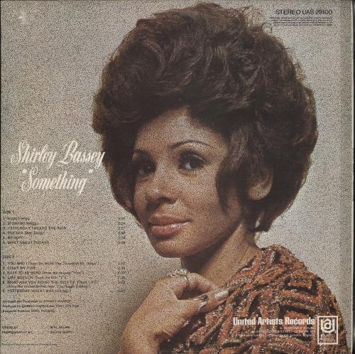 Shirley Bassey Something vinyl LP album (LP record) UK SHBLPSO890714