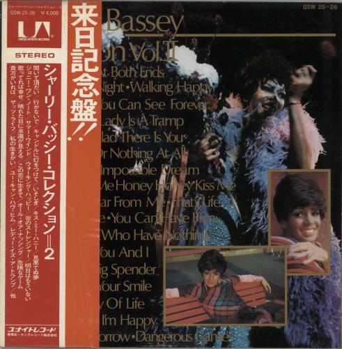 Shirley Bassey The Shirley Bassey Collection Vol. II - White label + Obi 2-LP vinyl record set (Double LP Album) Japanese SHB2LTH872707