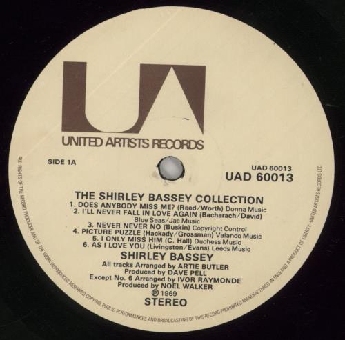 Shirley Bassey The Shirley Bassey Collection 2-LP vinyl record set (Double LP Album) UK SHB2LTH366172