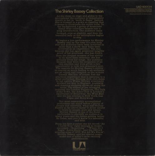 Shirley Bassey The Shirley Bassey Collection 2-LP vinyl record set (Double LP Album) UK SHB2LTH366172