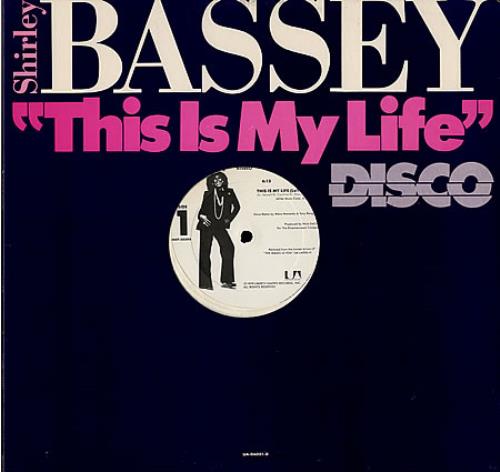 Shirley Bassey This Is My Life 12" vinyl single (12 inch record / Maxi-single) US SHB12TH47800