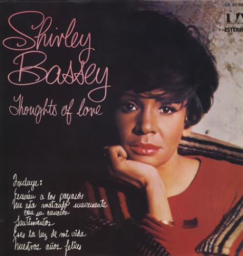 Shirley Bassey Thoughts Of Love vinyl LP album (LP record) Mexican SHBLPTH374274