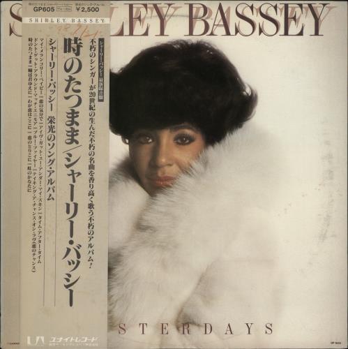 Shirley Bassey Yesterdays vinyl LP album (LP record) Japanese SHBLPYE166502