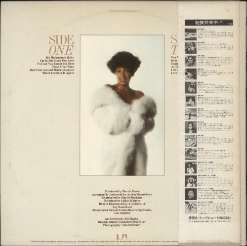 Shirley Bassey Yesterdays vinyl LP album (LP record) Japanese SHBLPYE166502