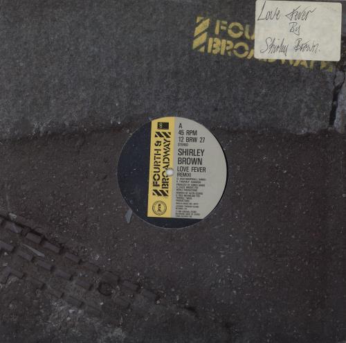 Shirley Brown Love Fever 12" vinyl single (12 inch record / Maxi-single) UK S1B12LO759746