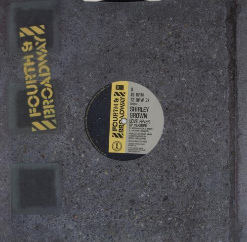 Shirley Brown Love Fever 12" vinyl single (12 inch record / Maxi-single) UK S1B12LO759746