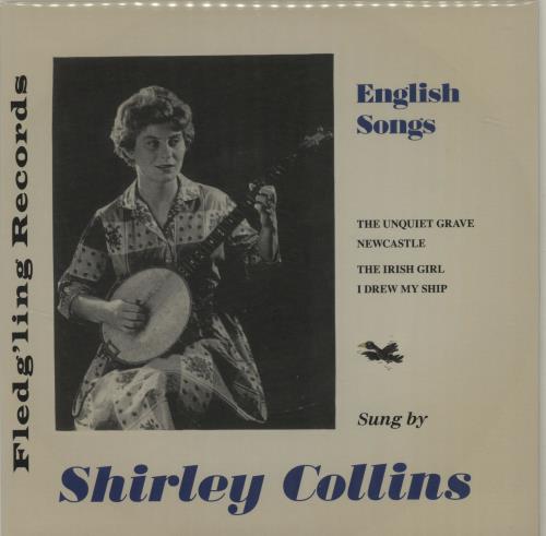 Shirley Collins English Songs - RSD15 7" vinyl single (7 inch record / 45) UK SYI07EN683332
