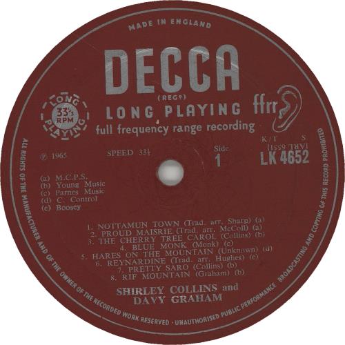 Shirley Collins Folk Roots, New Routes - 1st vinyl LP album (LP record) UK SYILPFO659256