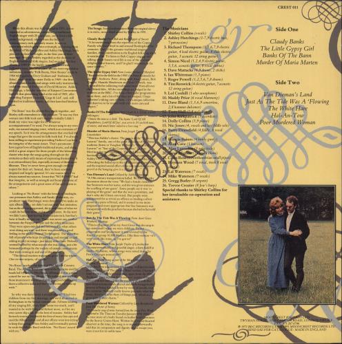 Shirley Collins No Roses vinyl LP album (LP record) UK SYILPNO708044