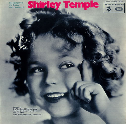 Shirley Temple Little Miss Wonderful vinyl LP album (LP record) UK S~TLPLI456663