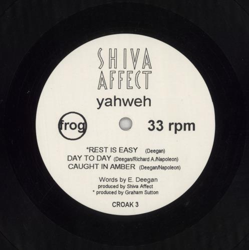 Shiva Affect Yahweh vinyl LP album (LP record) UK U-ILPYA555132