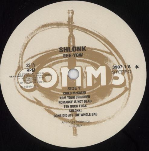 Shlonk! EEE-Yow vinyl LP album (LP record) Dutch 6JPLPEE818713