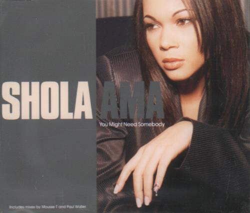 Shola Ama You Might Need Somebody CD single (CD5 / 5") UK AAMC5YO186590