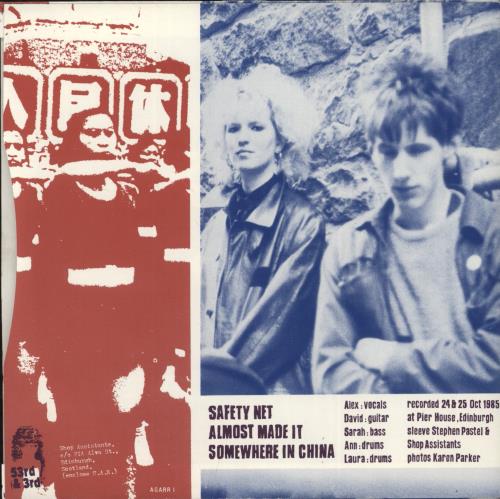 Shop Assistants Safety Net 7" vinyl single (7 inch record / 45) UK PTT07SA248529