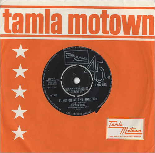 Shorty Long Function At The Junction 7" vinyl single (7 inch record / 45) UK SL507FU459668