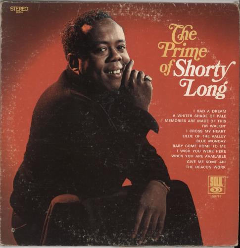 Shorty Long The Prime Of vinyl LP album (LP record) US SL5LPTH723069