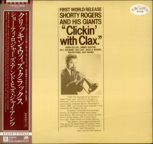 Shorty Rogers Clickin' With Clax vinyl LP album (LP record) Japanese SR6LPCL549170