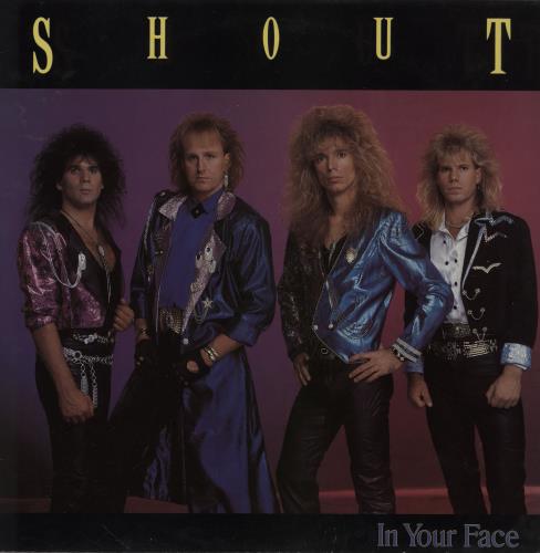 Shout (Christian Glam) In Your Face vinyl LP album (LP record) French WNPLPIN756910