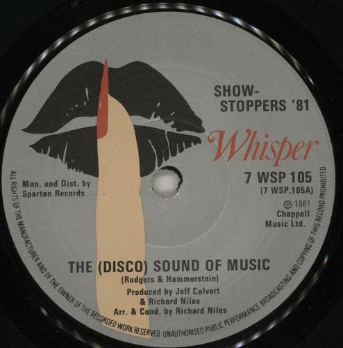 Show-Stoppers '81 The (Disco) Sound Of Music 7" vinyl single (7 inch record / 45) UK 2QQ07TH760302