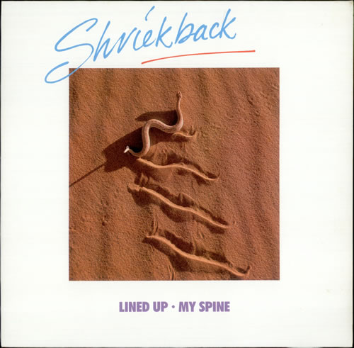 Shriekback Lined Up / My Spine 12" vinyl single (12 inch record / Maxi-single) UK SRK12LI204333