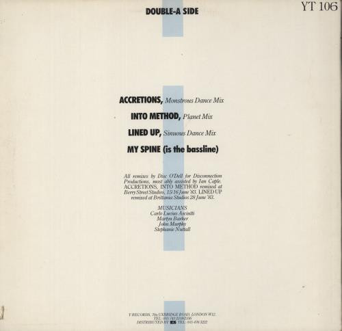 Shriekback Lined Up / My Spine 12" vinyl single (12 inch record / Maxi-single) UK SRK12LI204333