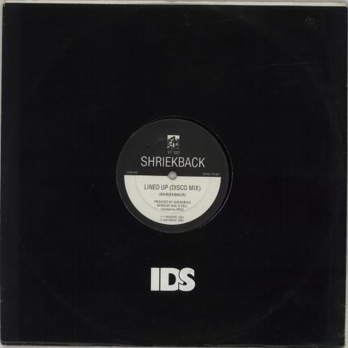 Shriekback Lined-Up (Disco Mix) 12" vinyl single (12 inch record / Maxi-single) UK SRK12LI682416