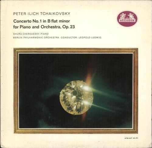 Shura Cherkassky Tchaikovsky: Concerto No. 1 in B Flat Minor For Piano And Orchestra, Op.23 vinyl LP album (LP record) German X82LPTC707425