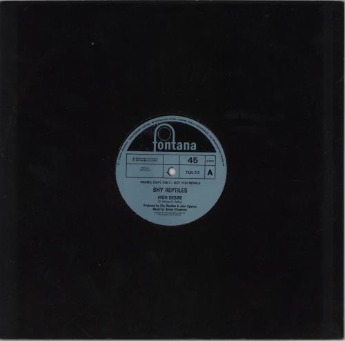 Shy Reptiles High Desire 12" vinyl single (12 inch record / Maxi-single) UK SR512HI763339