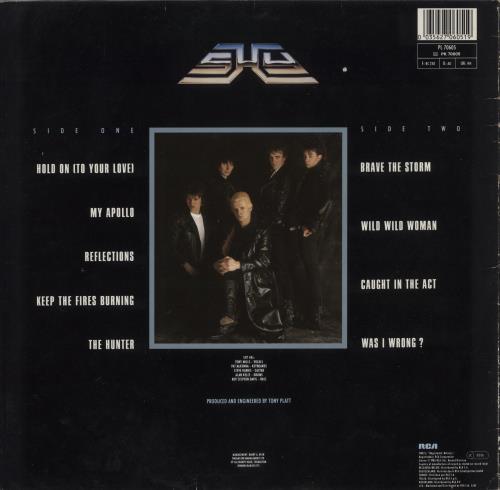 Shy Brave The Storm vinyl LP album (LP record) German S.HLPBR400947