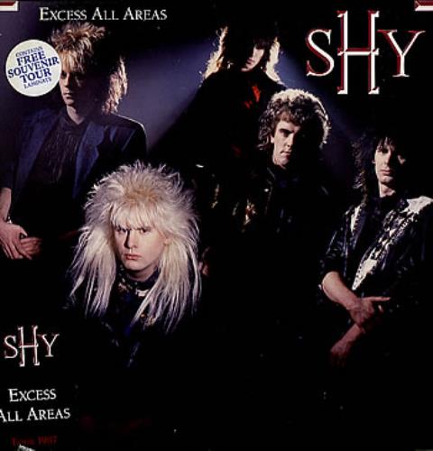 Shy Excess All Areas - stickered shrink vinyl LP album (LP record) German S.HLPEX285103