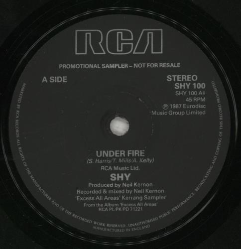Shy Shy Sampler 7" vinyl single (7 inch record / 45) UK S.H07SH655980