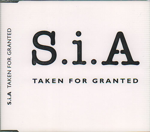 Sia Taken For Granted CD1 + CD2 CD single (CD5 / 5") UK S-IC5TA635491