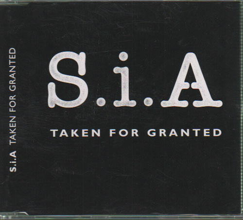 Sia Taken For Granted CD1 + CD2 CD single (CD5 / 5") UK S-IC5TA635491