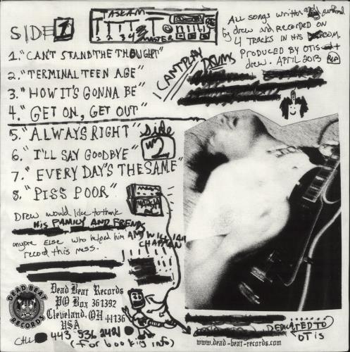 Sick Thoughts My Mess My Life vinyl LP album (LP record) US 9NKLPMY882205