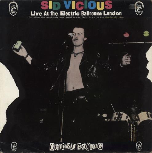 Sid Vicious Live At The Electric Ballroom London - EX vinyl LP album (LP record) UK SDVLPLI866215