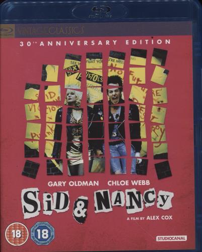 Sid Vicious Sid & Nancy Blu Ray DVD UK SDVBRSI778477
