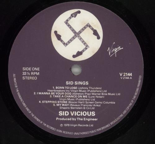 Sid Vicious Sid Sings + 1st issue Drink Poster - VG vinyl LP album (LP record) UK SDVLPSI789036