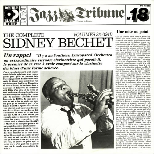 Sidney Bechet The Complete Sidney Bechet - Volumes 3 & 4 2-LP vinyl record set (Double LP Album) French SJB2LTH492766