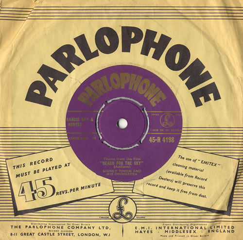 Sidney Torch Reach For The Sky 7" vinyl single (7 inch record / 45) UK U1D07RE555937