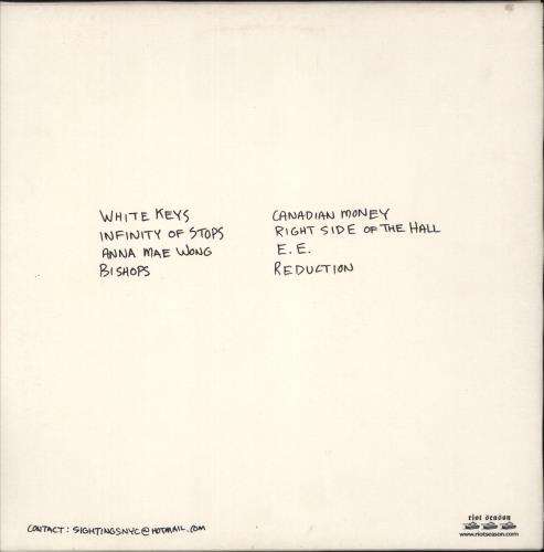 Sightings Absolutes vinyl LP album (LP record) UK 9KLLPAB880336