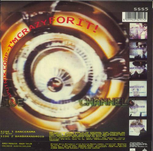 Sigue Sigue Sputnik Dancerama 7" vinyl single (7 inch record / 45) UK SSS07DA91013