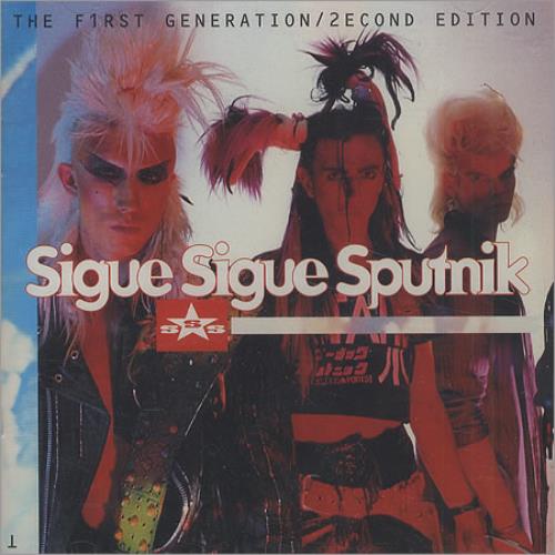 Sigue Sigue Sputnik The F1rst Generation/2econd Edition CD album (CDLP) US SSSCDTH171497