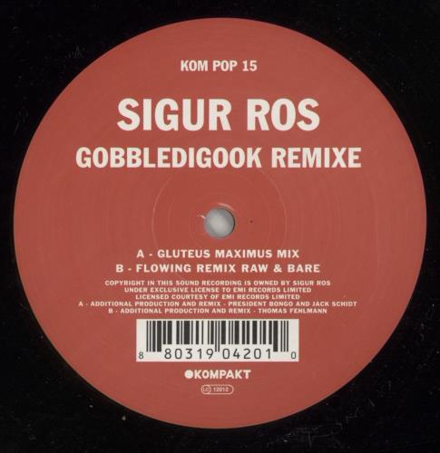 Sigur Ros Gobbledigook Remixes 12" vinyl single (12 inch record / Maxi-single) German SIU12GO494716