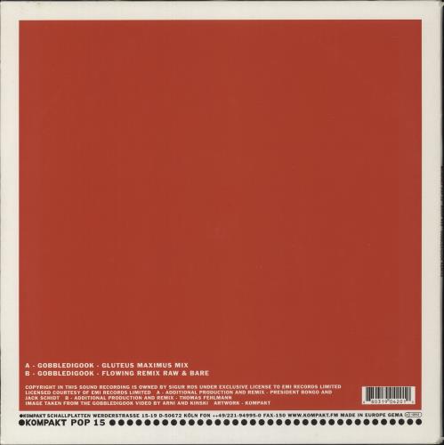 Sigur Ros Gobbledigook Remixes 12" vinyl single (12 inch record / Maxi-single) German SIU12GO494716