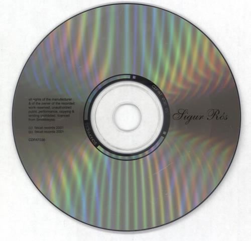 Sigur Ros Svefn-G-Englar CD single (CD5 / 5") UK SIUC5SV712484