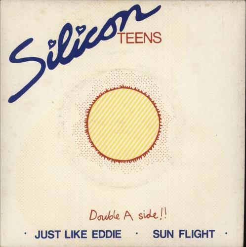Silicon Teens Just Like Eddie / Sun Flight 7" vinyl single (7 inch record / 45) UK ILI07JU505211